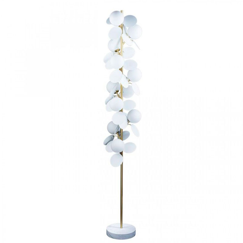 Торшер MATISSE Floor Lamp White Золотой Белый Торшер MATISSE Floor Lamp White Золотой Белый в Брянске | Loft Concept
