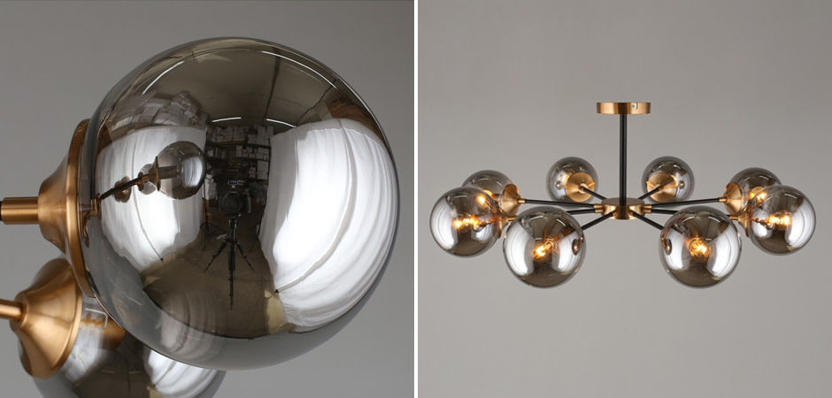 Потолочный светильник Smoky Sphere Black Потолочный светильник Smoky Sphere Black - Loft-Concept в Брянске