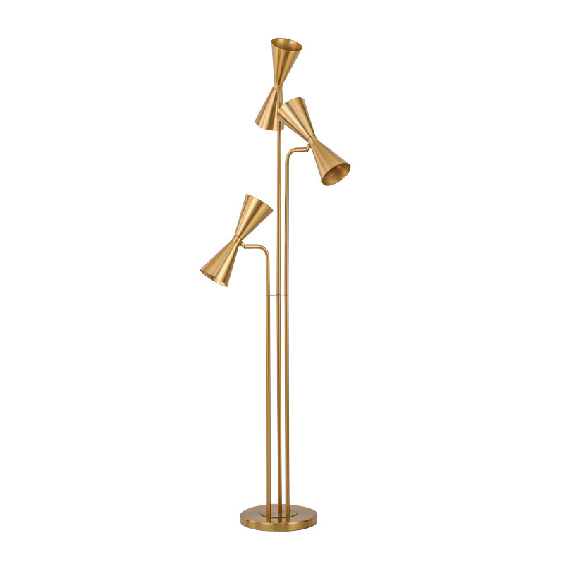 Торшер Sigourney Floor Lamp Глянцевое золото Торшер Sigourney Floor Lamp Глянцевое золото в Брянске | Loft Concept