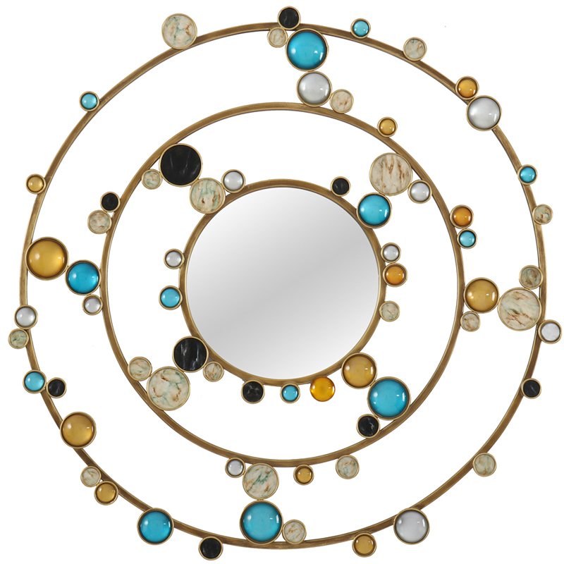 Зеркало Round Inserts Mirror Зеркало Round Inserts Mirror в Брянске | Loft Concept