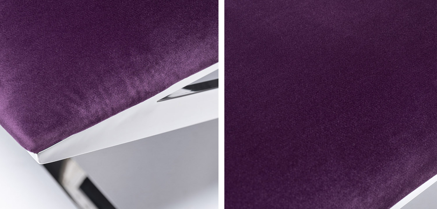 Банкетка Bench Velor Violet - фото №1