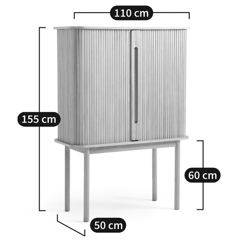 Буфет с двумя раздвижными дверцами Toinette Wooden Light Cupboard Буфет с двумя раздвижными дверцами Toinette Wooden Light Cupboard в Брянске
