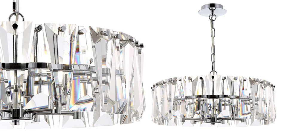 Люстра Ruby Crystal Chandelier Chrome 53 Люстра Ruby Crystal Chandelier Chrome 53 - Loft-Concept в Брянске