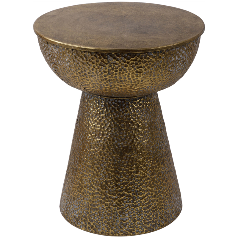 Приставной стол Ludda Side Table Винтажная латунь в Брянске | Loft Concept 