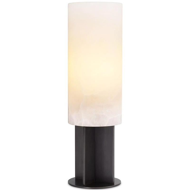 Настольная лампа Eichholtz Table Lamp Giorgina Bronze Белый Темная бронза Черный Настольная лампа Eichholtz Table Lamp Giorgina Bronze Белый Темная бронза Черный в Брянске | Loft Concept