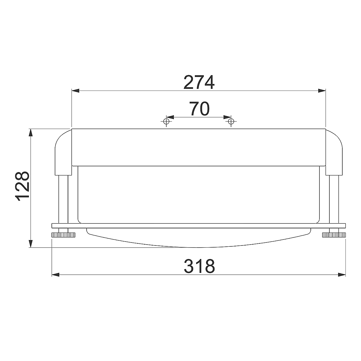 Потолочный светильник для ванных комнат цвета никель с плафоном из опалового стекла и декоративными держателями Hinkley в Брянске