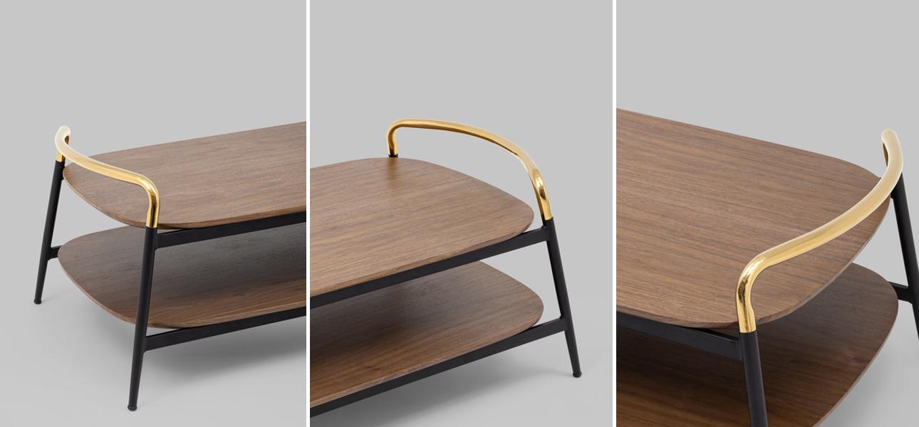 Столик кофейный с полочкой Garland Collection - фото №1