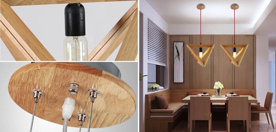 Подвесной светильник Tetraedr Woody Подвесной светильник Tetraedr Woody - Loft-Concept в Брянске