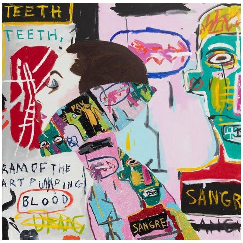 Картина She Dreamed of Basquiat in Pink Мульти Картина She Dreamed of Basquiat in Pink Мульти в Брянске | Loft Concept