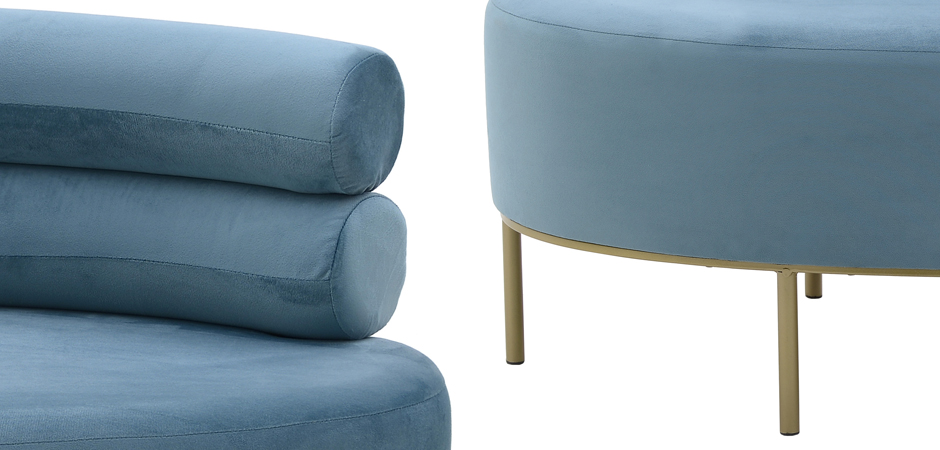 Кушетка Fening Lounge Blue Кушетка Fening Lounge Blue - Loft-Concept в Брянске