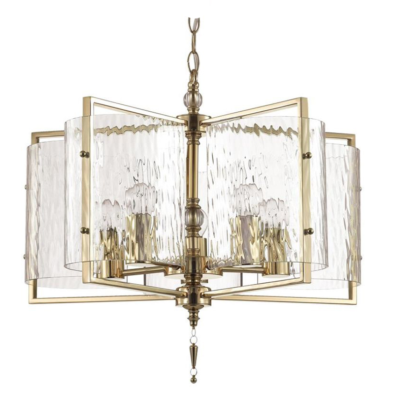 Люстра Karissa Gold Chandelier 48 Глянцевое золото Прозрачный (Transparent) Люстра Karissa Gold Chandelier 48 Глянцевое золото Прозрачный (Transparent) в Брянске | Loft Concept