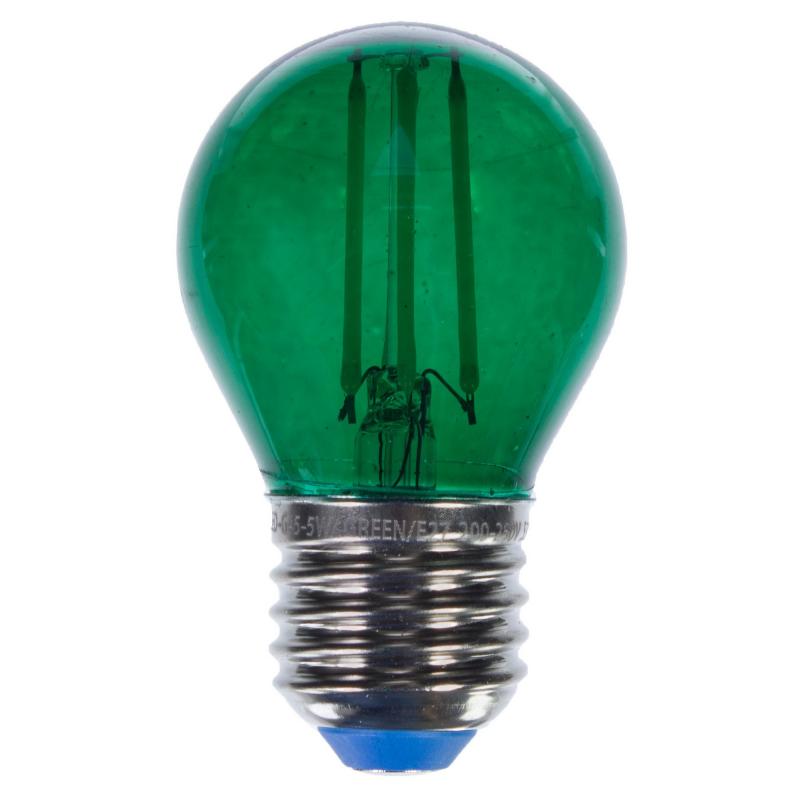 Зеленая прозрачная лампочка LED E27 5W Зеленый Зеленая прозрачная лампочка LED E27 5W Зеленый в Брянске | Loft Concept