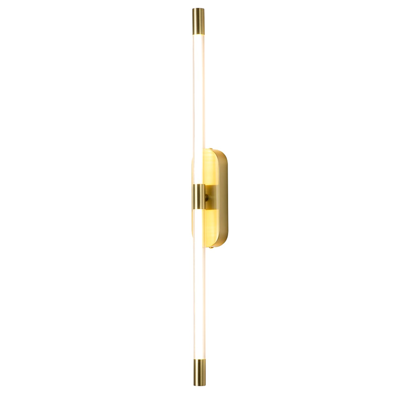 Бра Trumpet tube Double Золотое 60 см Золотой Белый в Брянске | Loft Concept 