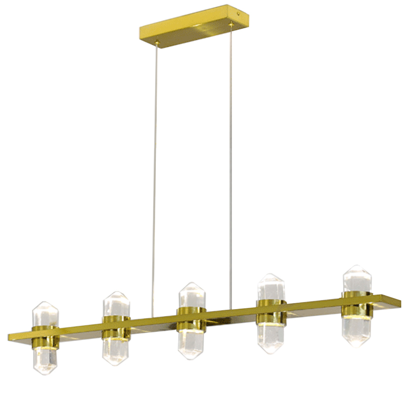 Люстра large Crystals Line Brass Латунь Прозрачный Люстра large Crystals Line Brass Латунь Прозрачный в Брянске | Loft Concept