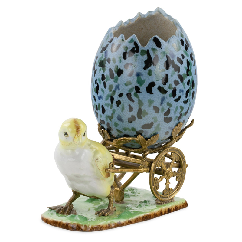 Статуэтки Chick with Egg Бронза Светло-голубой Желтый Прозрачный зеленый Статуэтки Chick with Egg Бронза Светло-голубой Желтый Прозрачный зеленый в Брянске | Loft Concept