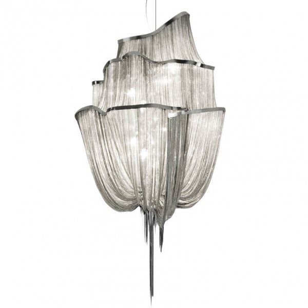 Люстра Terzani Atlantis Chandelier NICKEL Хром Люстра Terzani Atlantis Chandelier NICKEL Хром в Брянске | Loft Concept