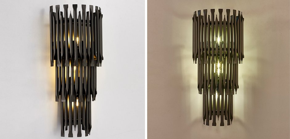 Бра MATHENY III WALL LAMP by DELIGHTFULL Black Бра MATHENY III WALL LAMP by DELIGHTFULL Black - Loft-Concept в Брянске