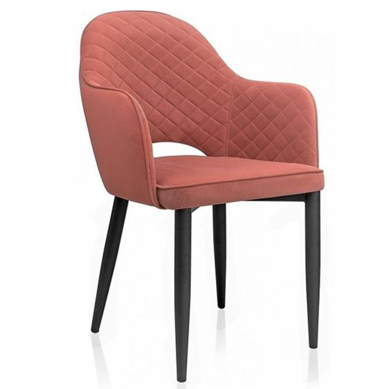Стул Sharron Chair coral Коралловый Черный Стул Sharron Chair coral Коралловый Черный в Брянске | Loft Concept