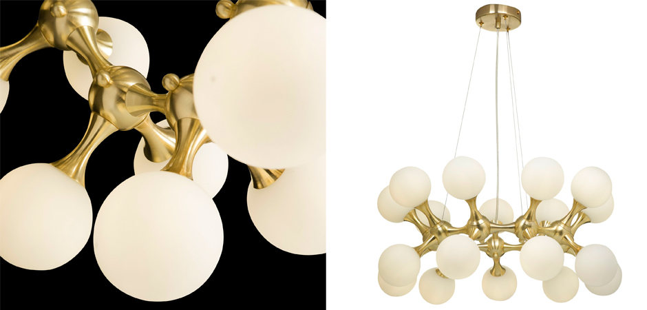 Люстра MOONDROP Chandelier Gold 18 Люстра MOONDROP Chandelier Gold 18 - Loft-Concept в Брянске