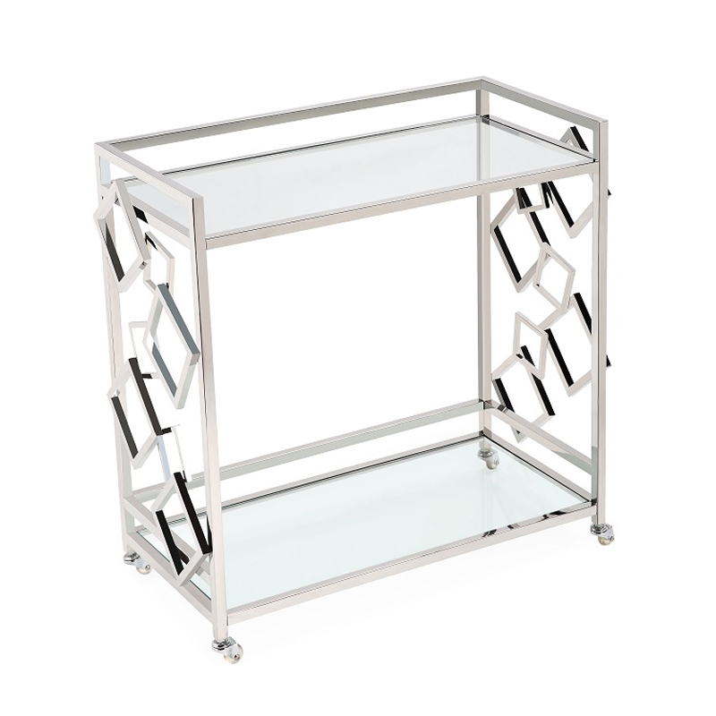 Приставной стол Serving Table chrome Хром Приставной стол Serving Table chrome Хром в Брянске | Loft Concept
