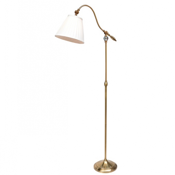 Напольный светильник Classic Ambre Light Floor Латунь Античная полированная Напольный светильник Classic Ambre Light Floor Латунь Античная полированная в Брянске | Loft Concept