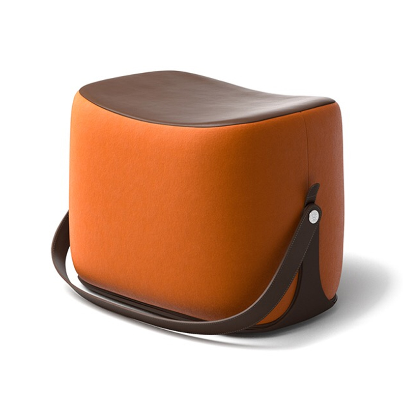 Пуф Langtry Pouf Orange Коричневый Оранжевый Пуф Langtry Pouf Orange Коричневый Оранжевый в Брянске | Loft Concept