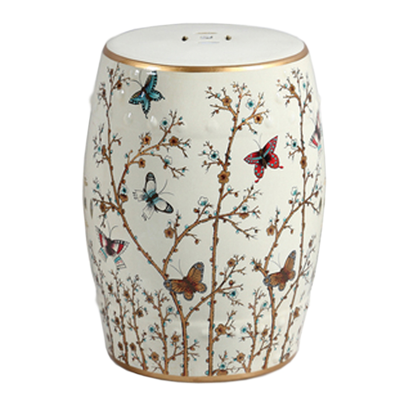 Керамический табурет Flowers & Butterflies Мульти Керамический табурет Flowers & Butterflies Мульти в Брянске | Loft Concept