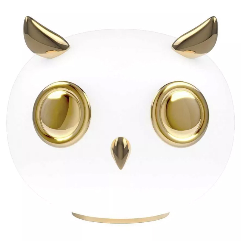Настольная лампа Moooi Pet Light Uhuh Сова Белое матовое стекло Глянцевое золото Настольная лампа Moooi Pet Light Uhuh Сова Белое матовое стекло Глянцевое золото в Брянске | Loft Concept