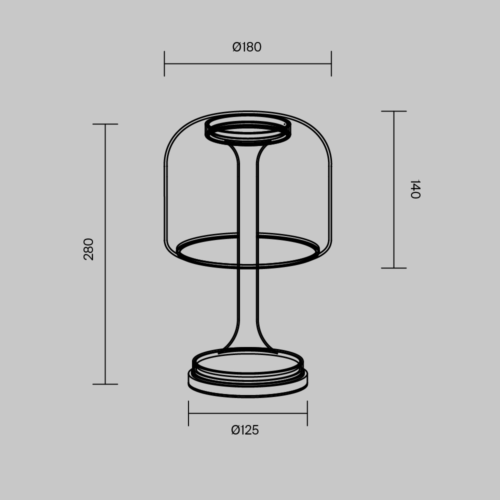 Настольный светильник Spirito 3000К 13Вт в Брянске