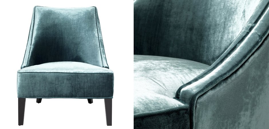 Кресло Eichholtz Chair Dulwich Turquoise Кресло Eichholtz Chair Dulwich Turquoise - Loft-Concept в Брянске