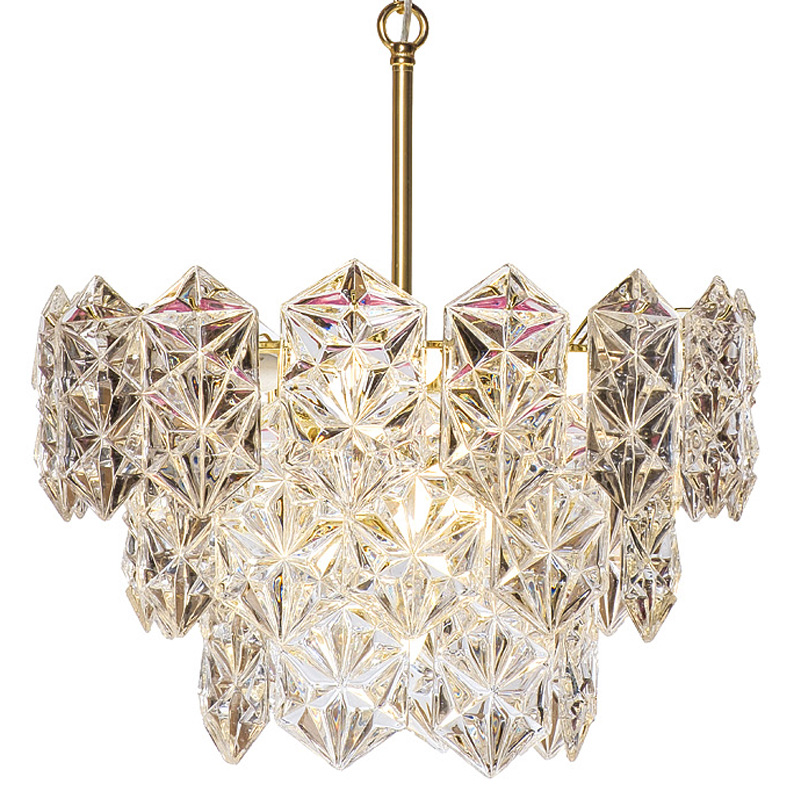 Люстра Tiers Crystal Edna Chandelier Золотой Люстра Tiers Crystal Edna Chandelier Золотой в Брянске | Loft Concept