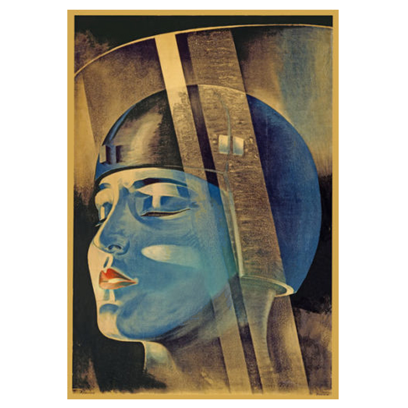 Poster Metropolis Постер "Метрополис" на Холсте Бежево-серый Poster Metropolis Постер "Метрополис" на Холсте Бежево-серый в Брянске | Loft Concept