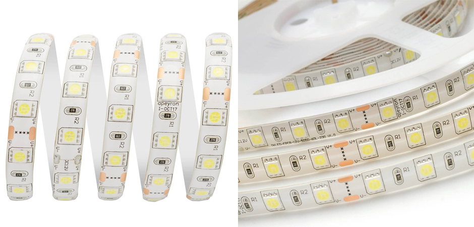 Светодиодная влагозащищенная лента 14,4W/m 60Led/m 5050SMD холодный белый 1M Светодиодная влагозащищенная лента 14,4W/m 60Led/m 5050SMD холодный белый 1M - Loft-Concept в Брянске
