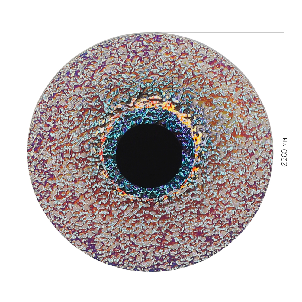 Бра круглое стеклянное с морозным эффектом Heterochromia в Брянске