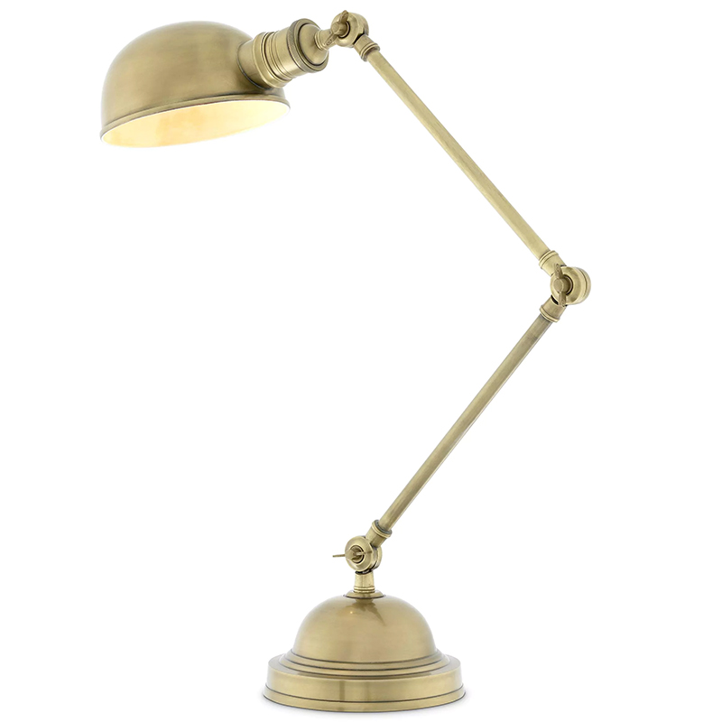 Настольная лампа Eichholtz Desk Lamp Soho Винтажная латунь Латунь Настольная лампа Eichholtz Desk Lamp Soho Винтажная латунь Латунь в Брянске | Loft Concept