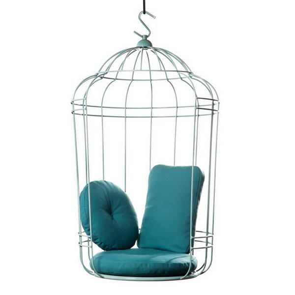 Подвесное кресло "клетка" Swing chair Cage Тёмный циан Дымчатая Роза Серый Терракотовый Желтый Подвесное кресло "клетка" Swing chair Cage Тёмный циан Дымчатая Роза Серый Терракотовый Желтый в Брянске | Loft Concept