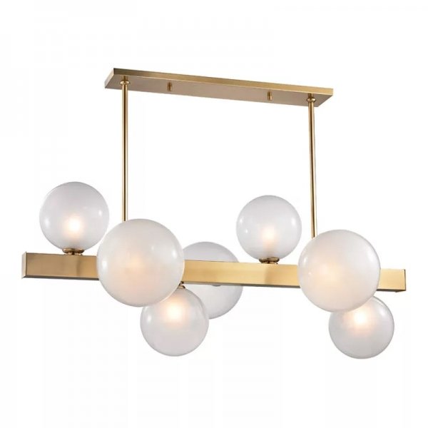 Люстра Hinsdale 8717-AGB Island Light Латунь Черный Люстра Hinsdale 8717-AGB Island Light Латунь Черный в Брянске | Loft Concept
