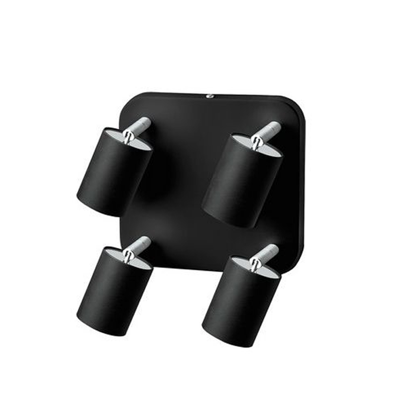 Настенный спот Celis Spot Wall Four Lamp black Черный Настенный спот Celis Spot Wall Four Lamp black Черный в Брянске | Loft Concept