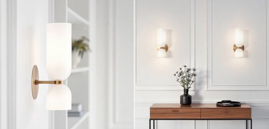 Бра Lightmaker Studio Edie Sconce White Бра Lightmaker Studio Edie Sconce White - Loft-Concept в Брянске