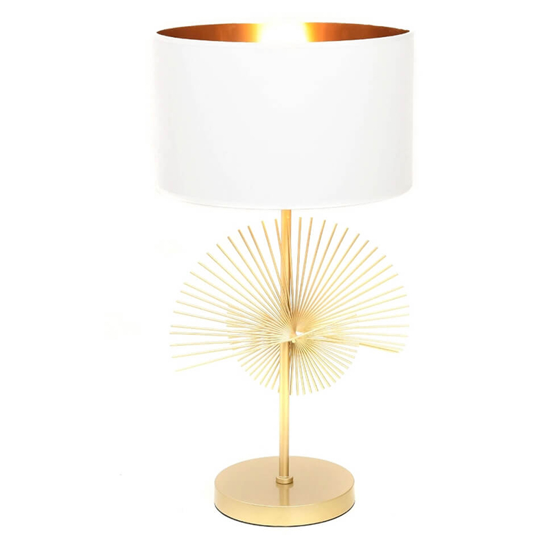 Настольная лампа Genoveva Table lamp white Белый Золотой Настольная лампа Genoveva Table lamp white Белый Золотой в Брянске | Loft Concept