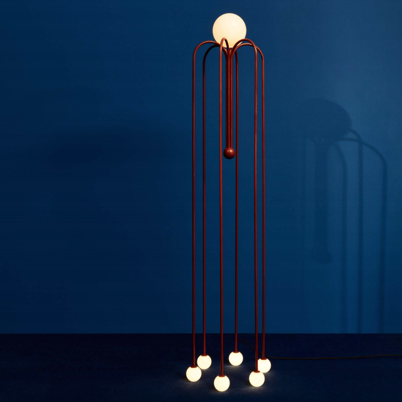 Торшер Michael Anastassiades Fontana Amorosa Bellagio Красный Белый Торшер Michael Anastassiades Fontana Amorosa Bellagio Красный Белый в Брянске | Loft Concept