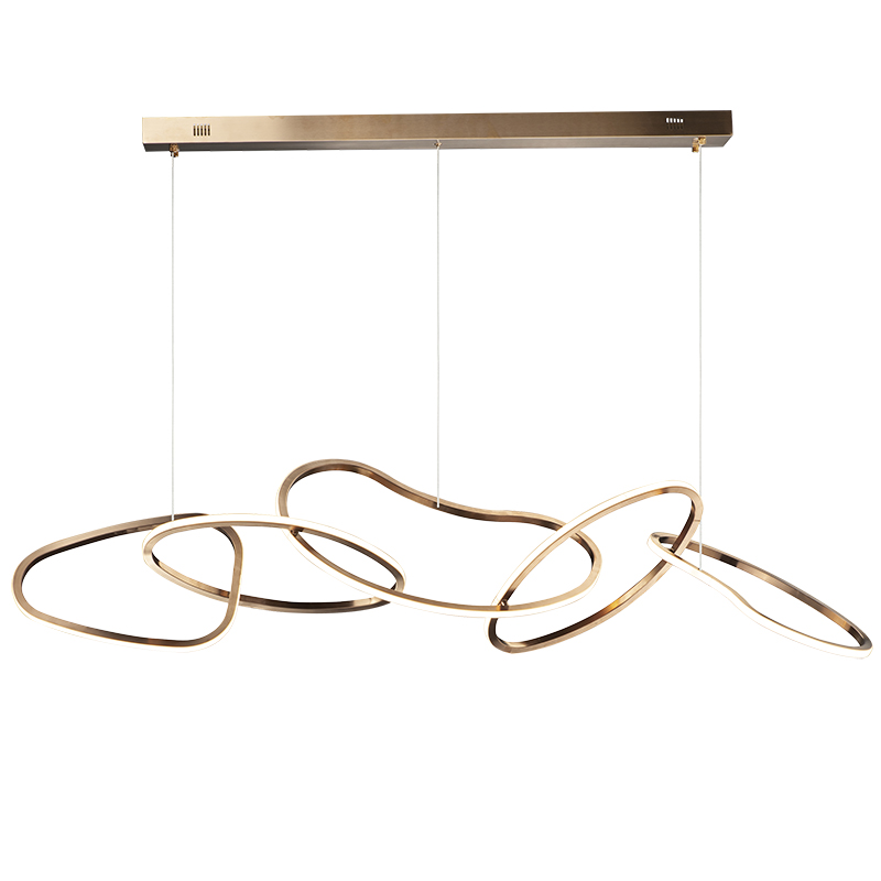 Unfolded Hanging RING Gold Глянцевое золото Unfolded Hanging RING Gold Глянцевое золото в Брянске | Loft Concept