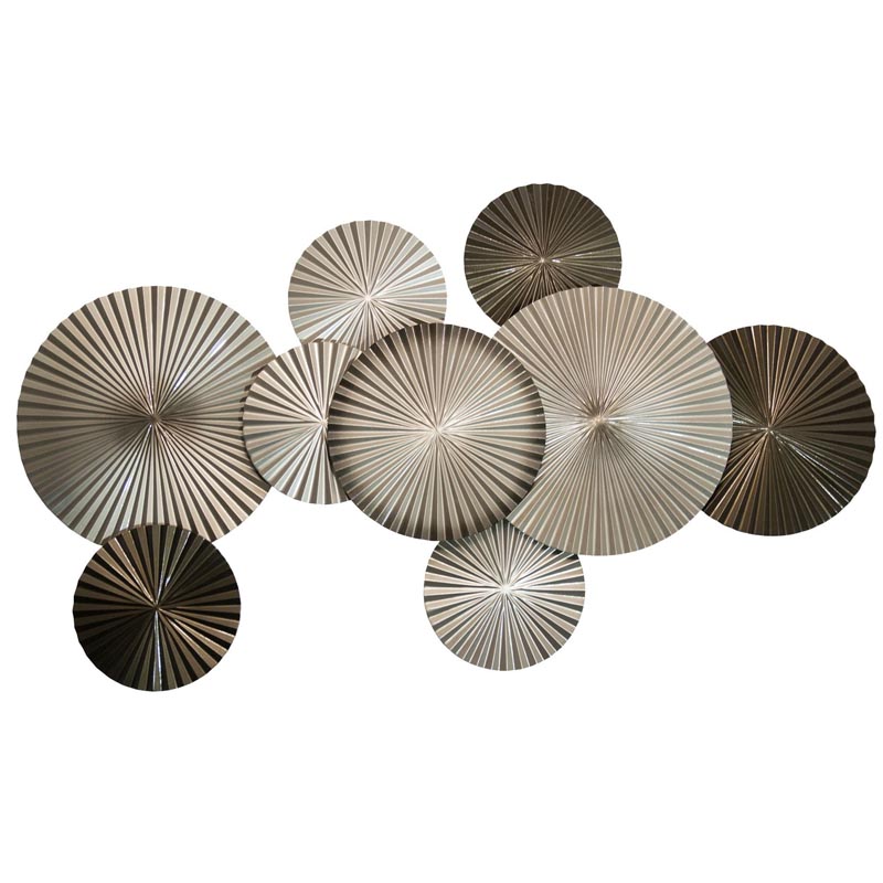 Арт-объект Apollo Champagne and Brown Wall Plaque Disc 9 Золотой Шампань Коричневый Арт-объект Apollo Champagne and Brown Wall Plaque Disc 9 Золотой Шампань Коричневый в Брянске | Loft Concept
