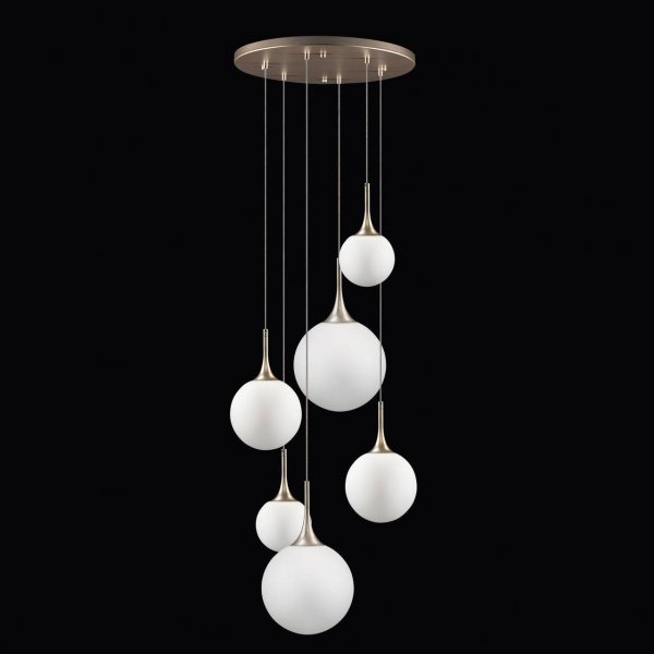 Люстра Whitley Chandelier Round 6 Глянцевое золото Люстра Whitley Chandelier Round 6 Глянцевое золото в Брянске | Loft Concept