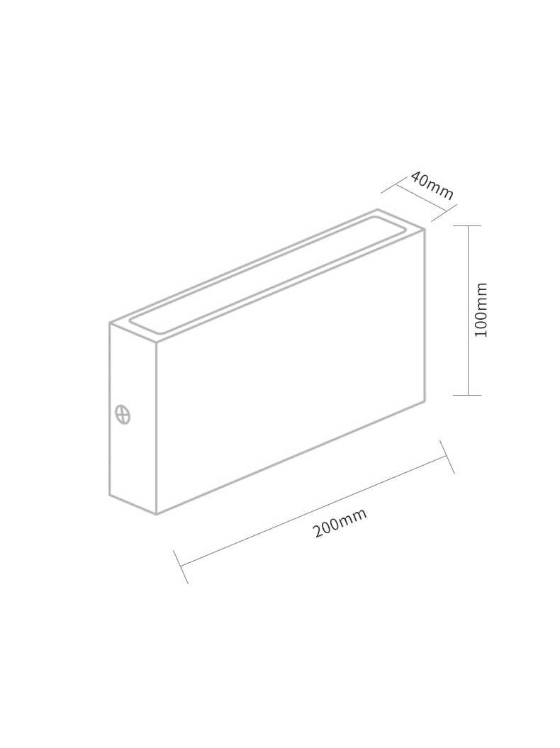 Wall Lamp Retro Square Fixtures Led Up and Down Бра Светлое дерево в Брянске