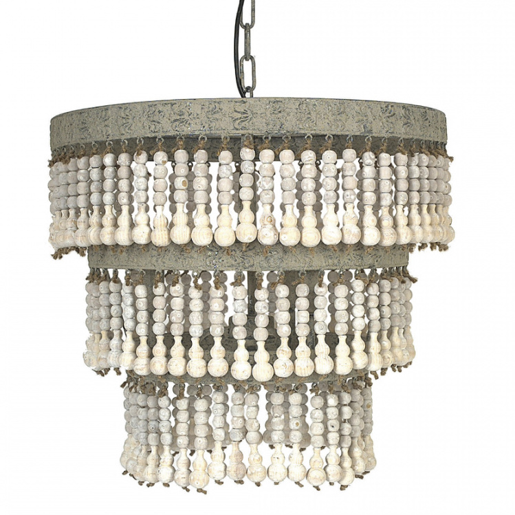 Люстра Bohho chandelier Белый Серый в Брянске | Loft Concept 
