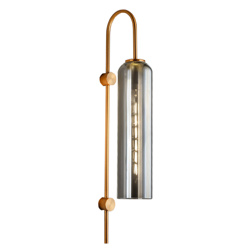 Бра ARTICOLO float Wall Sconce Gray Глянцевое золото Серый в Брянске | Loft Concept 