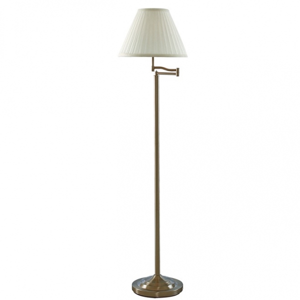 Напольный светильник Classic Corolina Light Floor Латунь Античная полированная в Брянске | Loft Concept 