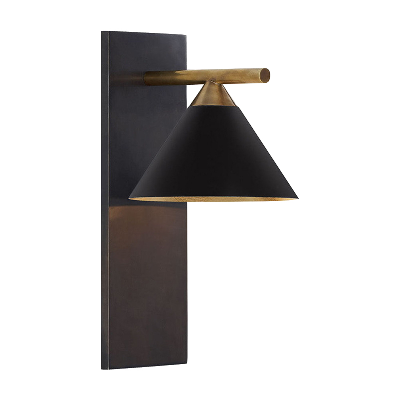 Бра CLEO SCONCE wall lamp Black Латунь Черный в Брянске | Loft Concept 