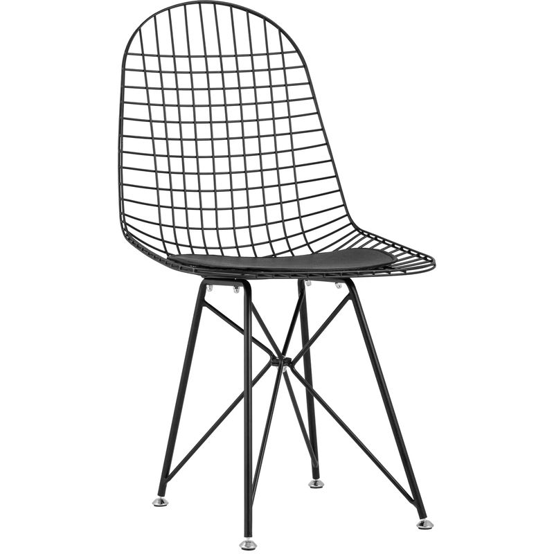 Стул Bertoia S Chair Черный Матовый Металл Черный Стул Bertoia S Chair Черный Матовый Металл Черный в Брянске | Loft Concept